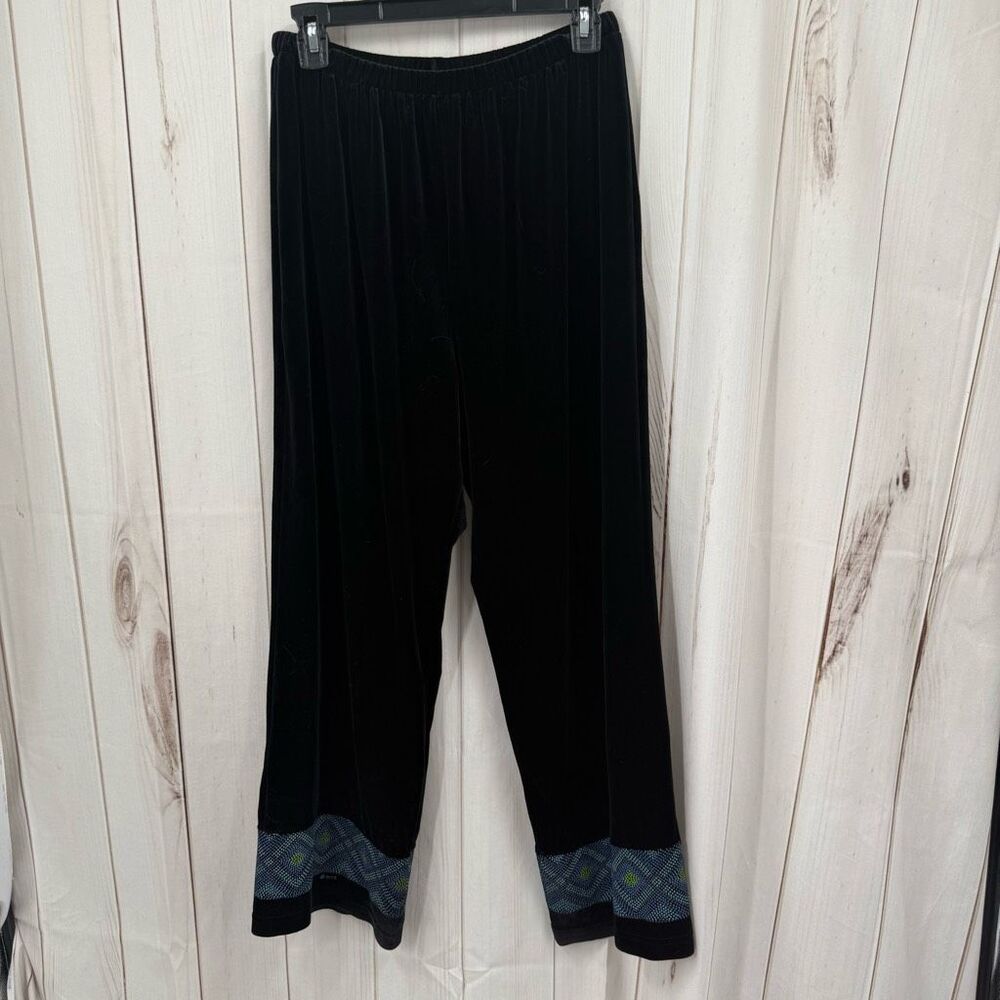 Vintage Cite Women’s XL Velvet Pull on Pants